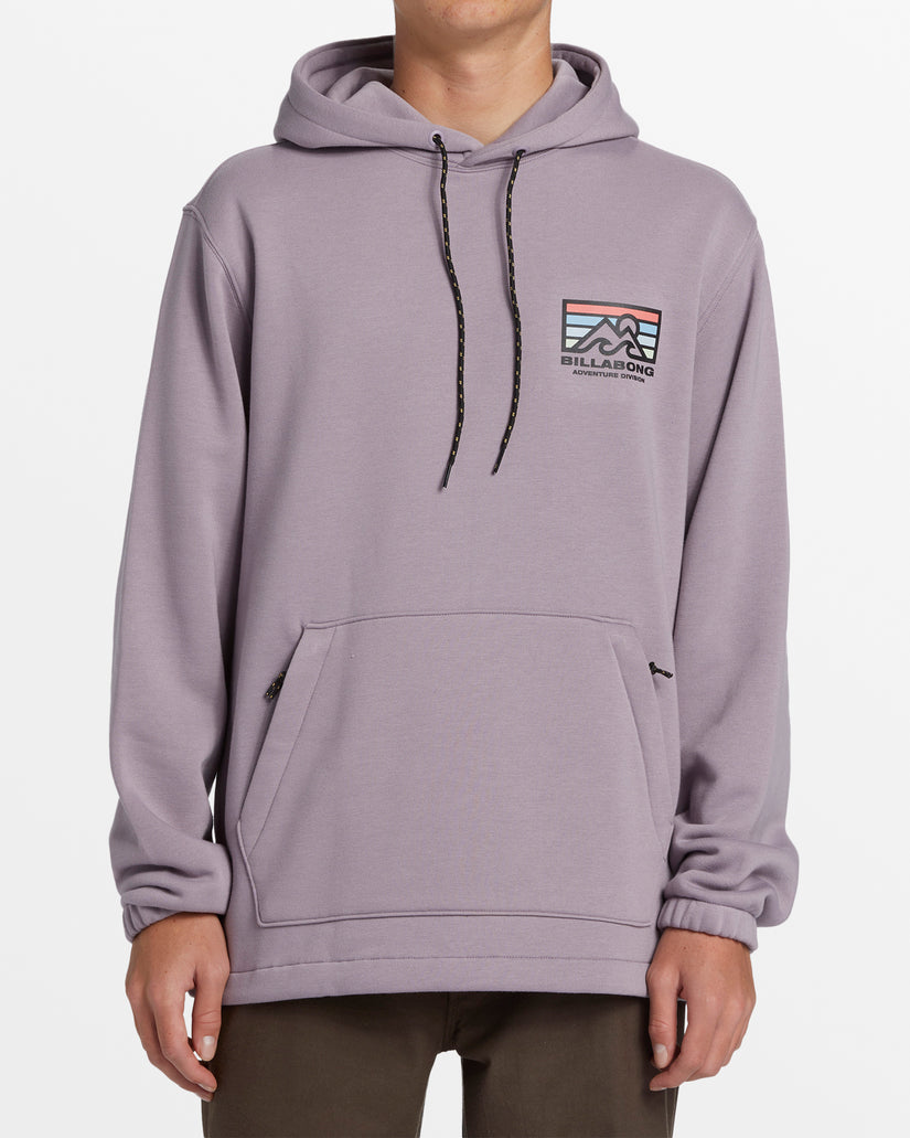 Compass Hoodie - Purple Ash