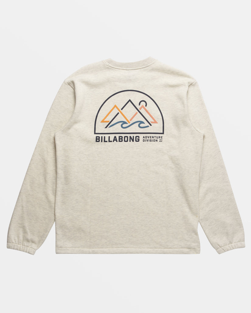 Compass Crewneck Sweatshirt - Oatmeal Heather