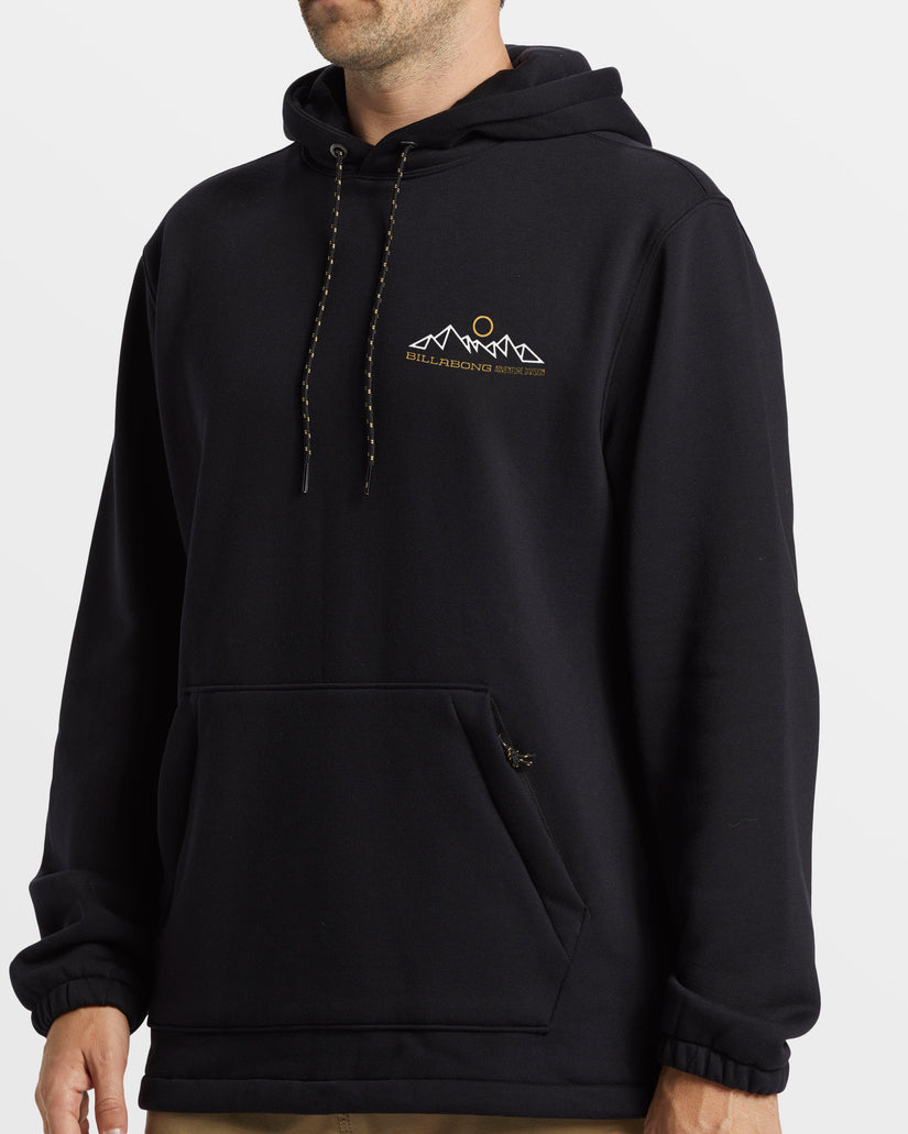 Compass Pullover Sweatshirt - Black