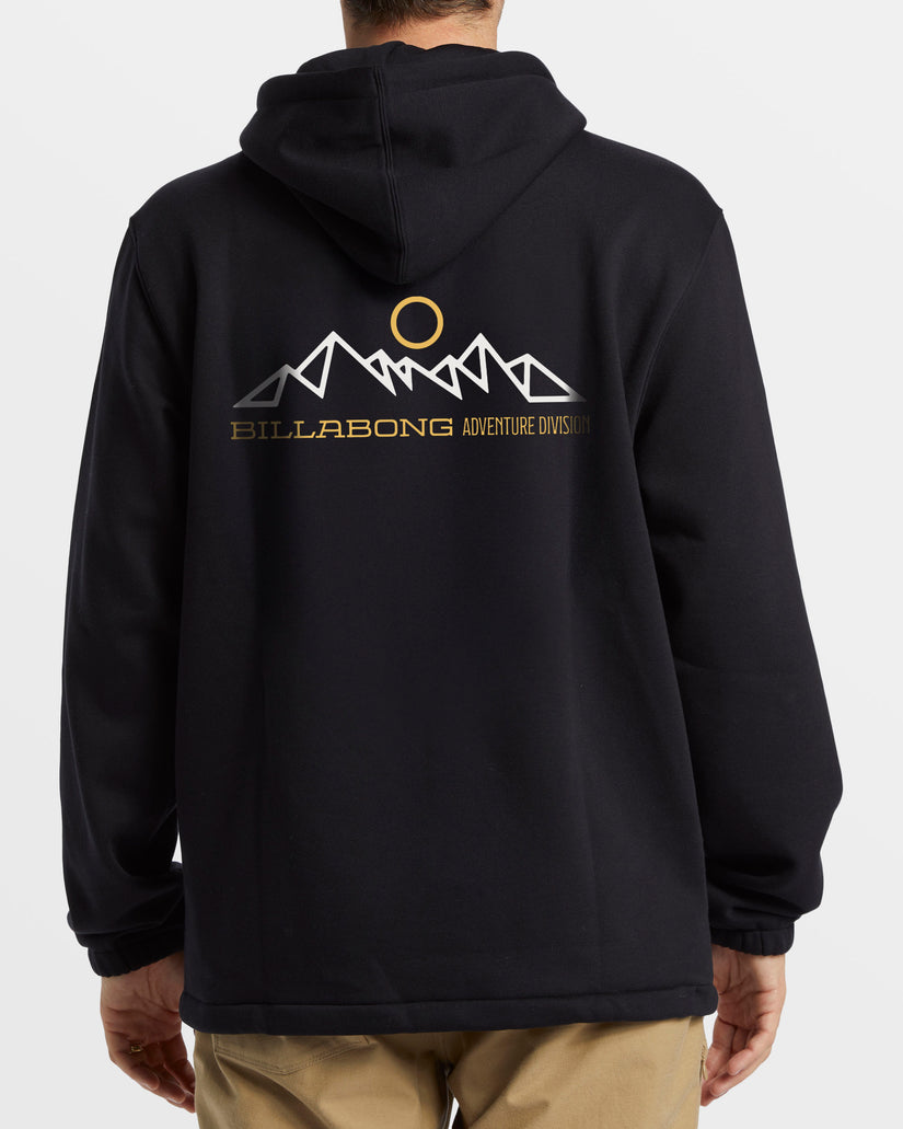 Compass Pullover Sweatshirt - Black