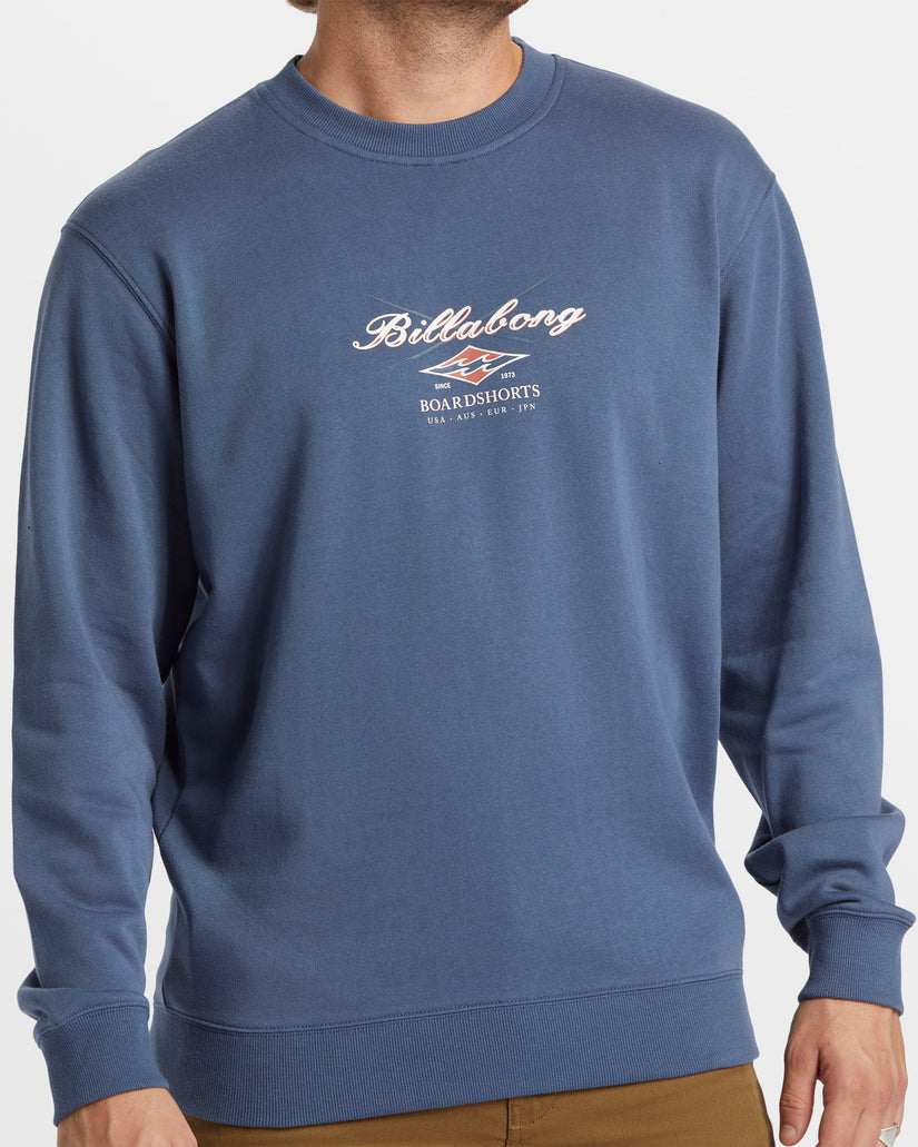 Short Sands Crew Sweatshirt - Slate Blue