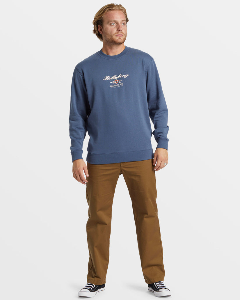 Short Sands Crew Sweatshirt - Slate Blue