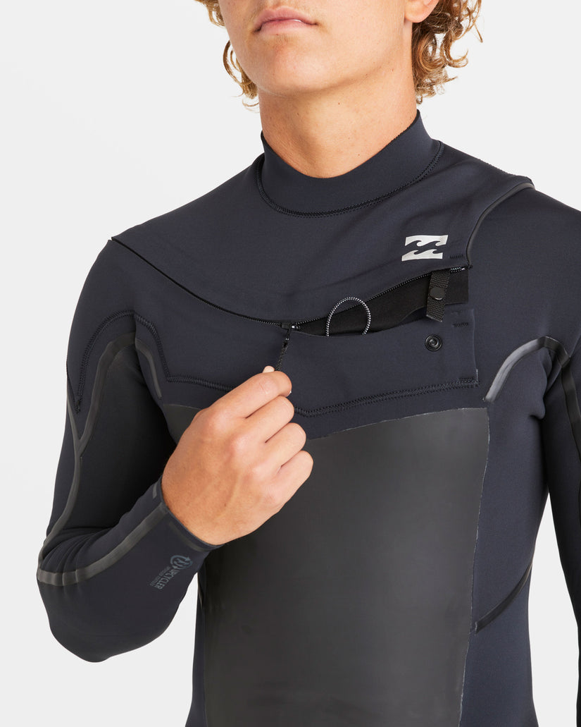 3/2mm Absolute Natural+ Upcycler Chest Zip Wetsuit - Black