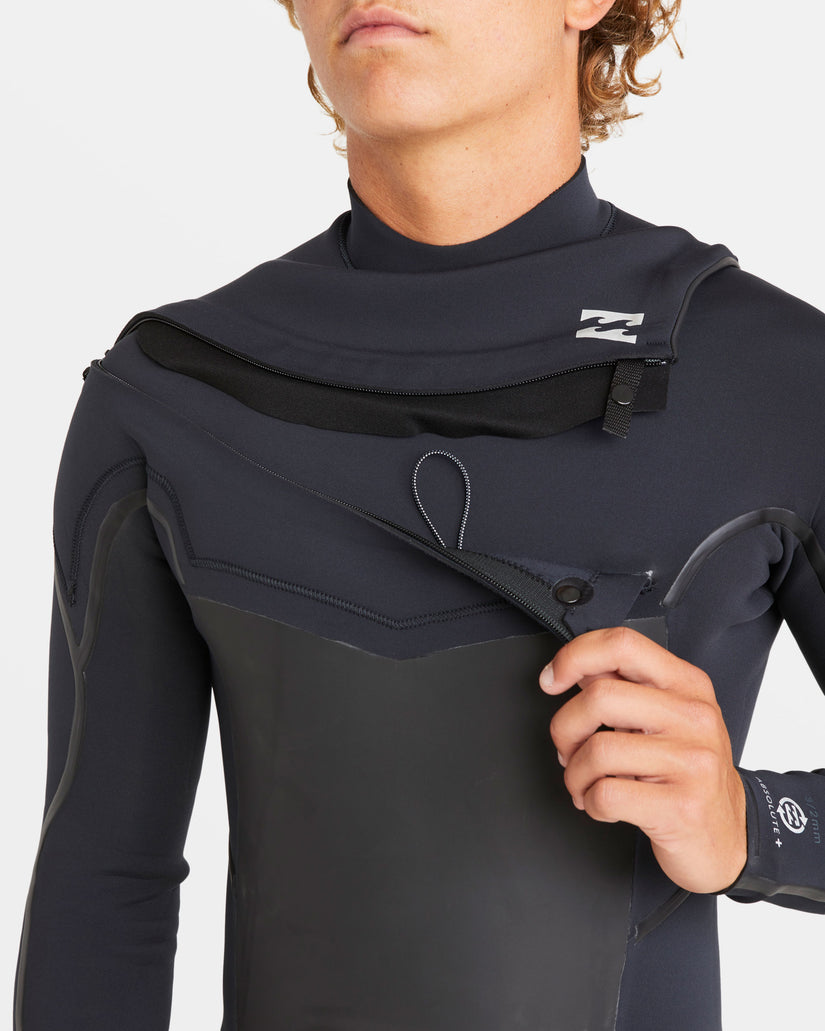 3/2mm Absolute Natural+ Upcycler Chest Zip Wetsuit - Black