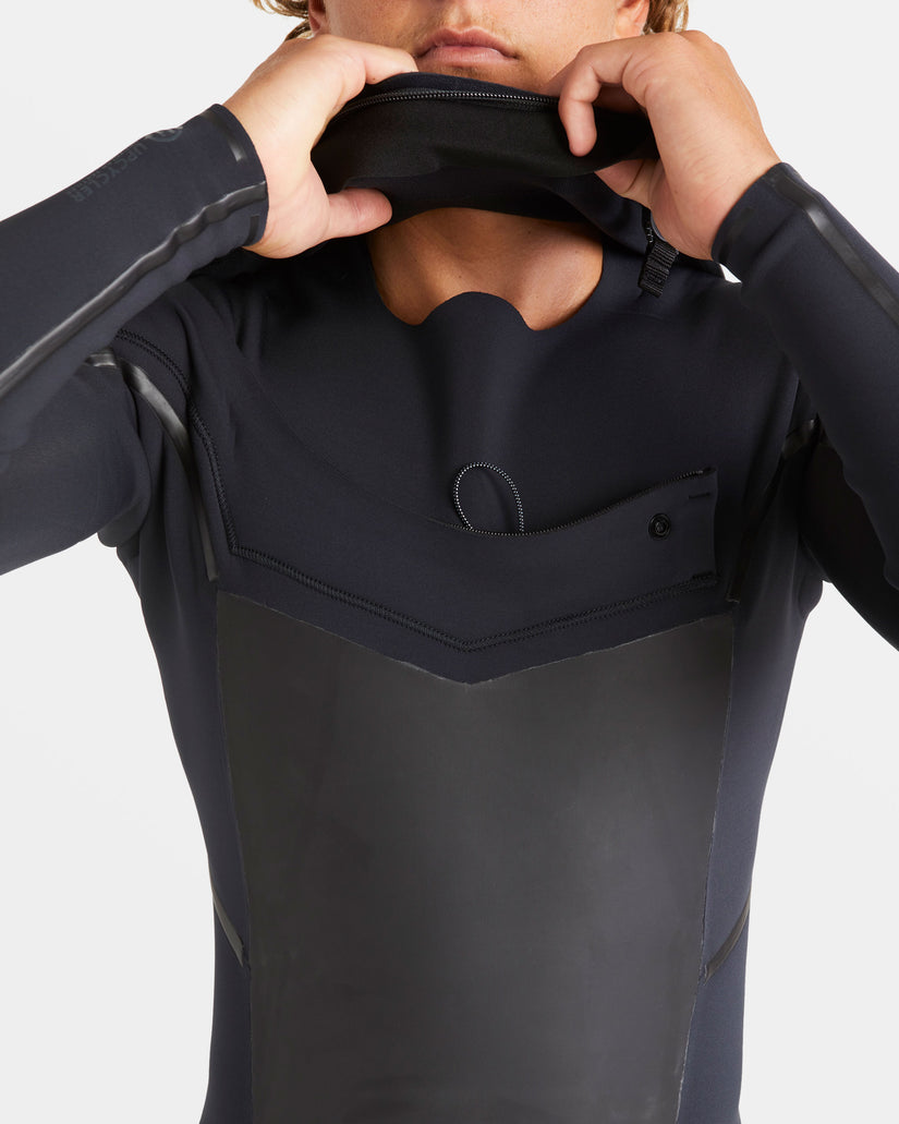 3/2mm Absolute Natural+ Upcycler Chest Zip Wetsuit - Black