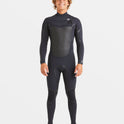 3/2mm Absolute Natural+ Upcycler Chest Zip Wetsuit - Black