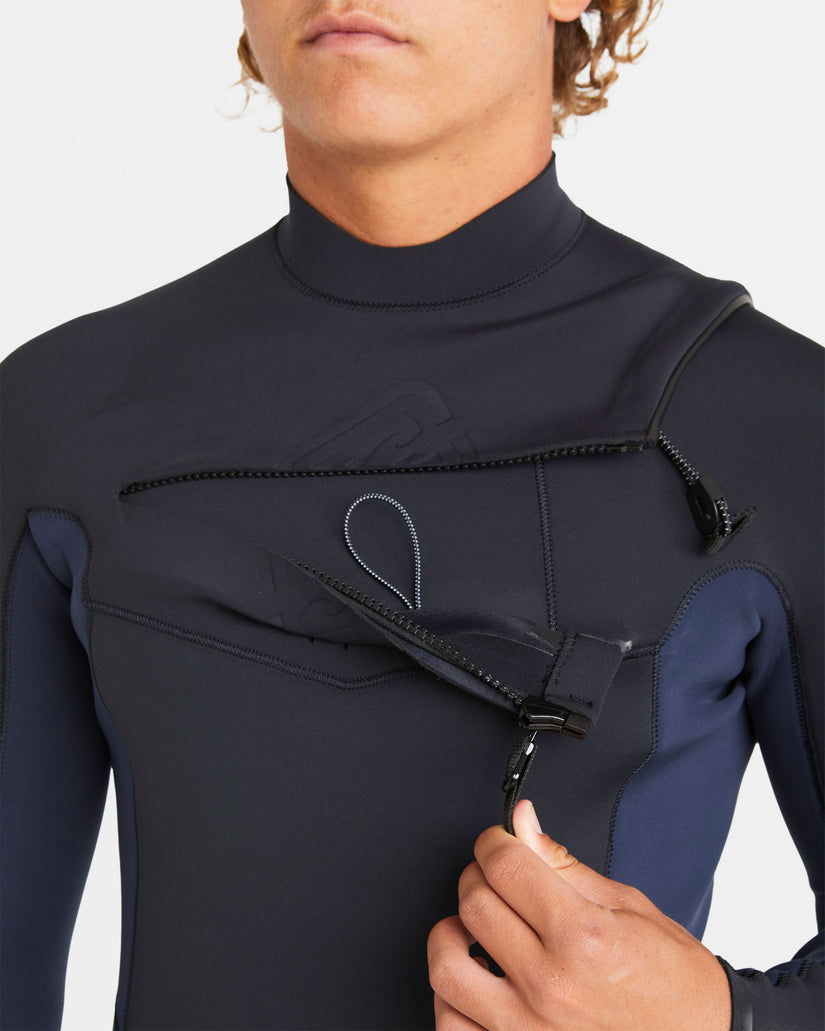 3/2mm Absolute Natural Upcycler Chest Zip Wetsuit - Dark Navy