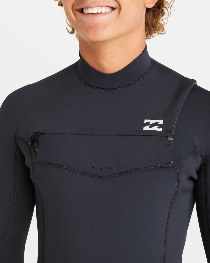 4/3mm Absolute Natural Upcycler Chest Zip GBS Wetsuit - Black