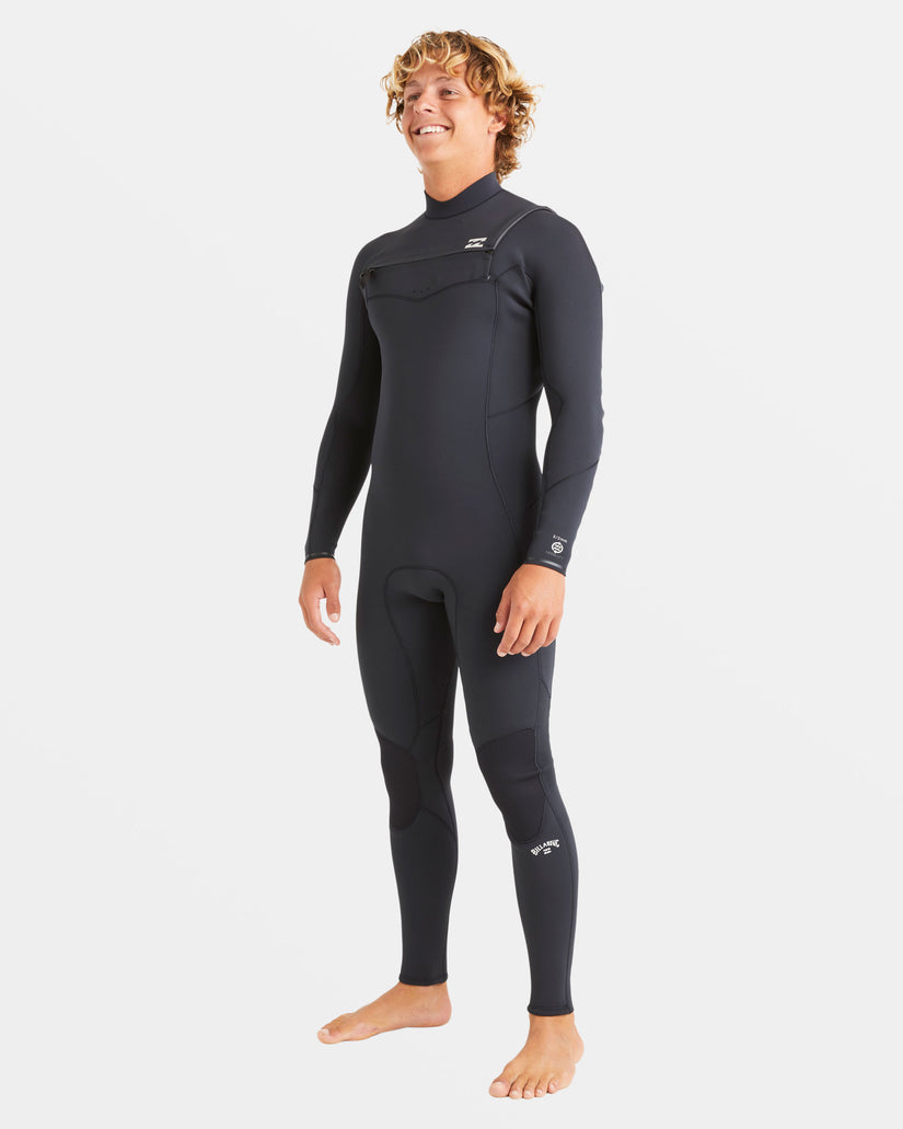 4/3mm Absolute Natural Upcycler Chest Zip GBS Wetsuit - Black