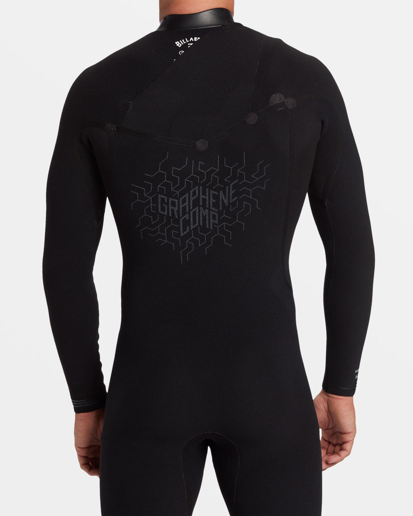 4/3mm Revolution Natural Upcycler Chest Zip GBS Wetsuit - Black