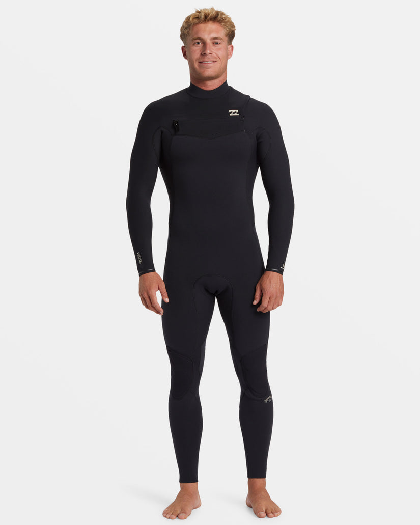 4/3mm Revolution Natural Upcycler Chest Zip GBS Wetsuit - Black