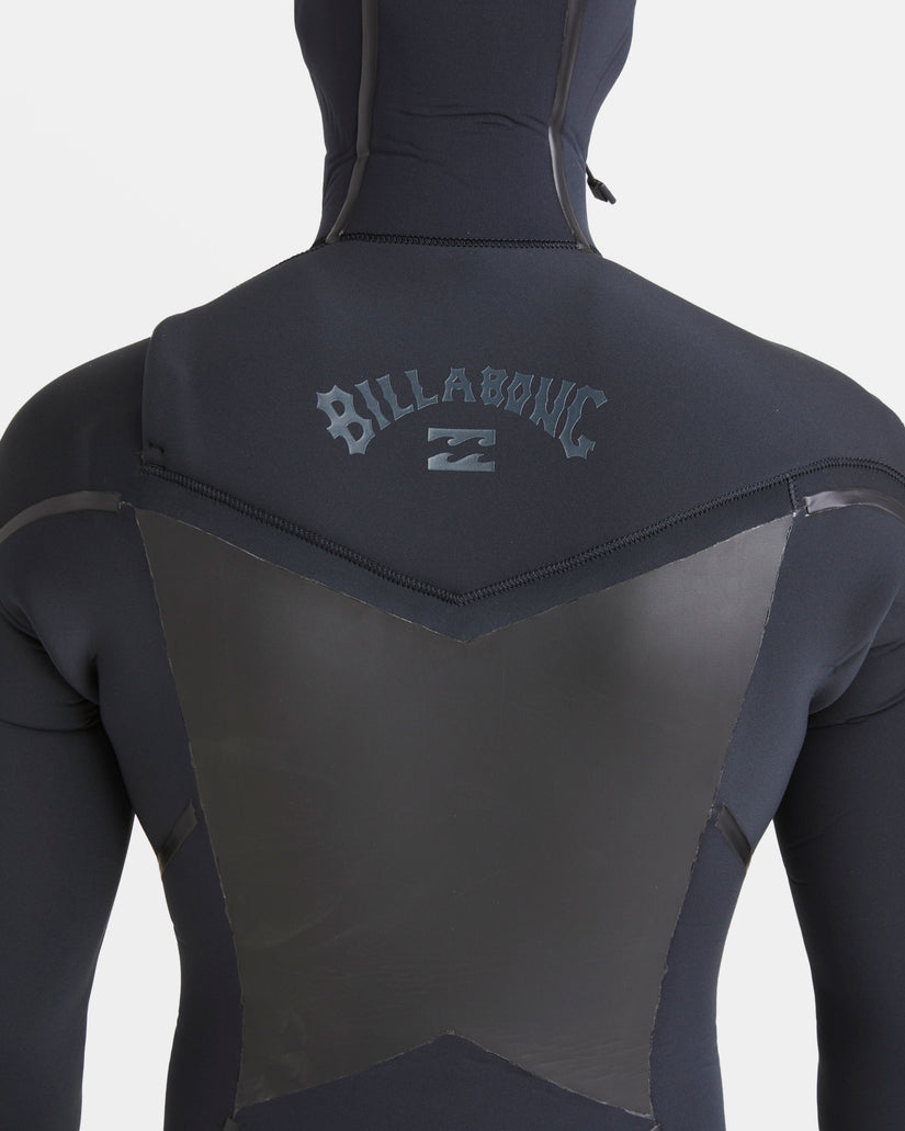 5/4mm Absolute Natural+ Upcycler Chest Zip Hooded Wetsuit - Black