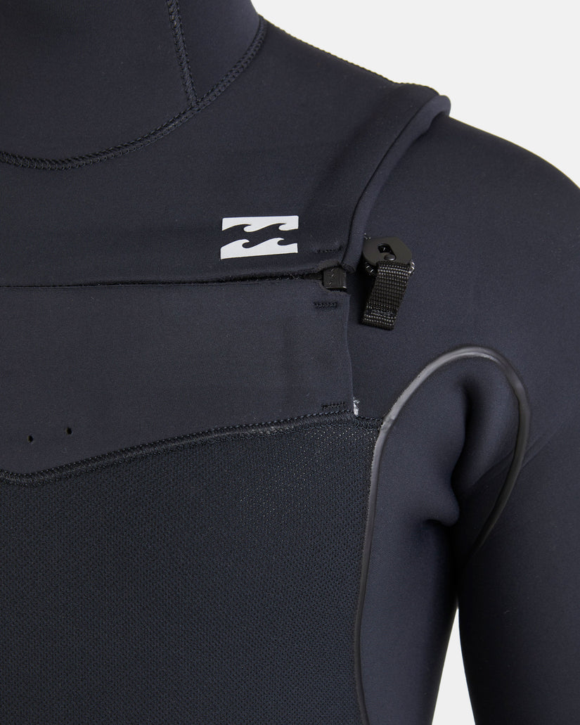 6/5mm Furnace Natural Upcycler Chest Zip Wetsuit - Black