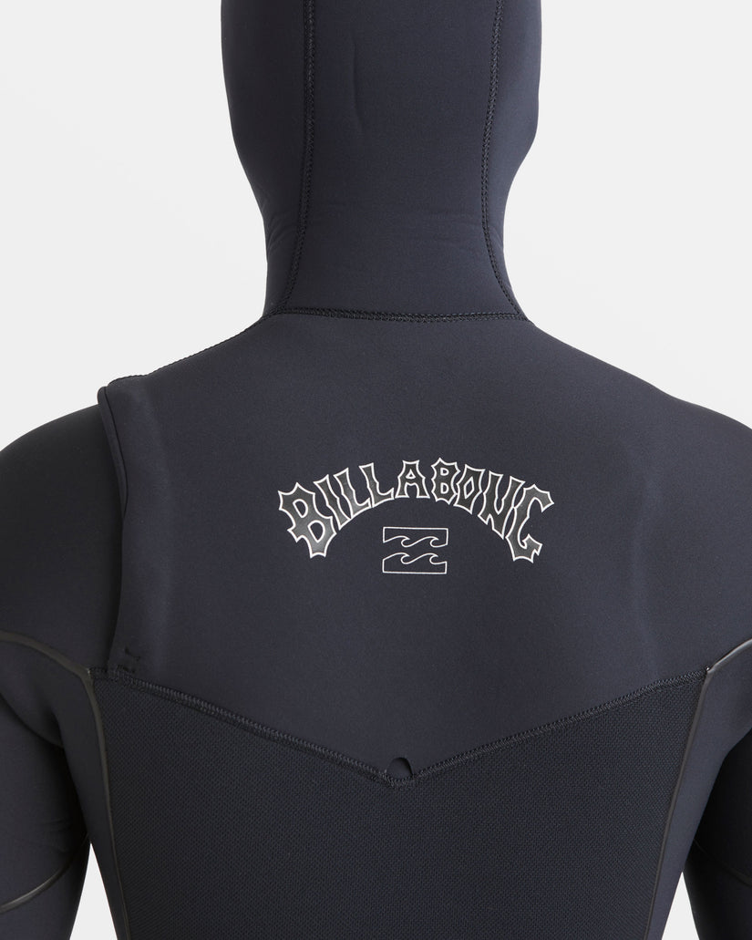 6/5mm Furnace Natural Upcycler Chest Zip Wetsuit - Black