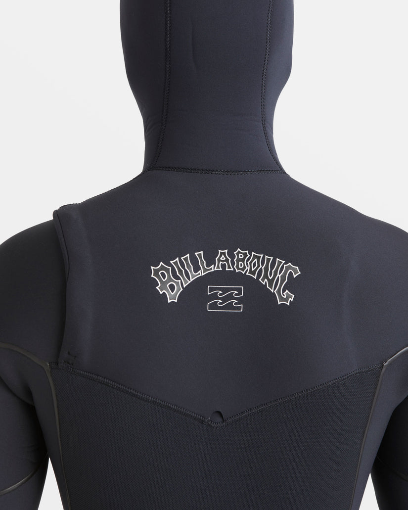 4/3mm Furnace Natural Upcycler Chest Zip Wetsuit - Black