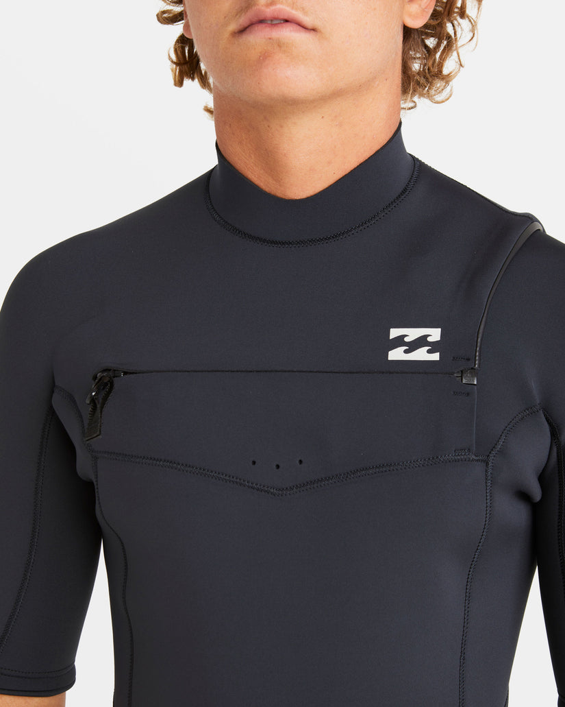 2/2mm Absolute Natural Upcycler Chest Zip GBS Wetsuit - Black