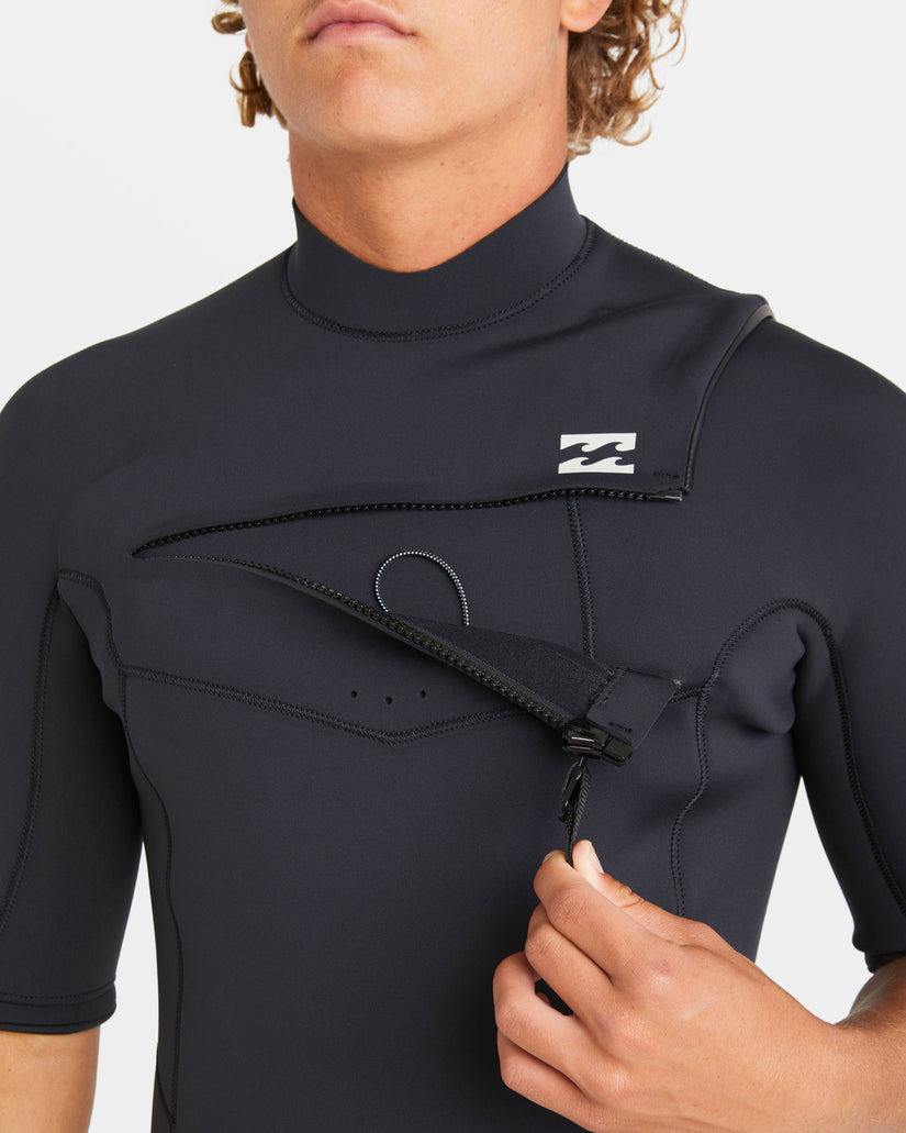 2/2mm Absolute Natural Upcycler Chest Zip GBS Wetsuit - Black