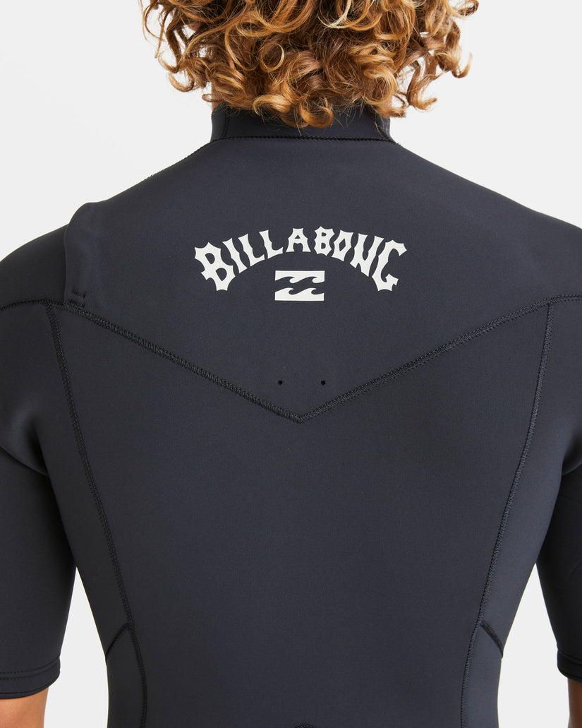 2/2mm Absolute Natural Upcycler Chest Zip GBS Wetsuit - Black