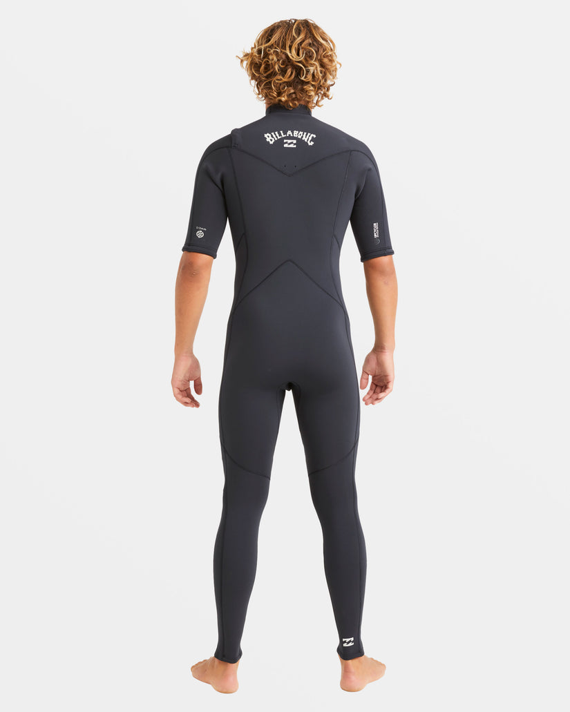 2/2mm Absolute Natural Upcycler Chest Zip GBS Wetsuit - Black