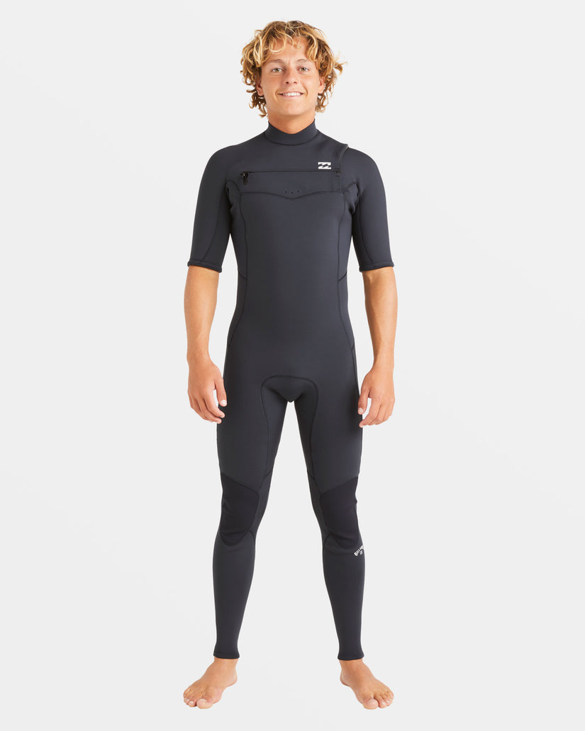 2/2mm Absolute Natural Upcycler Chest Zip GBS Wetsuit - Black