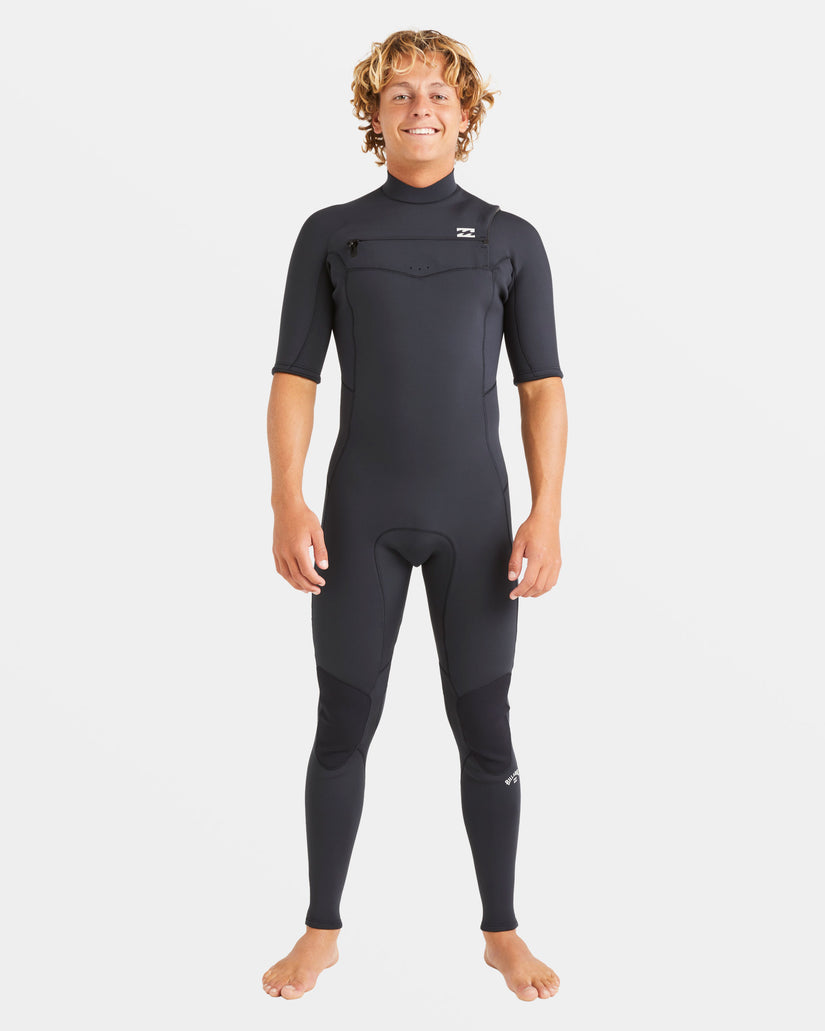 2/2mm Absolute Natural Upcycler Chest Zip GBS Wetsuit - Black