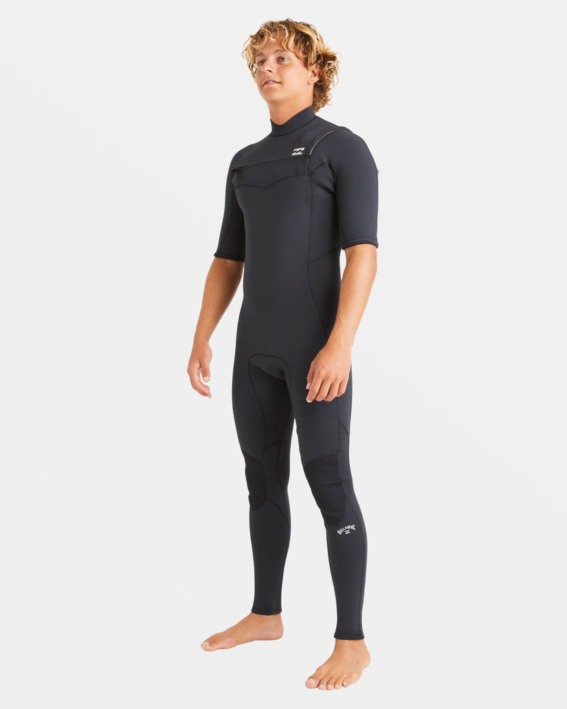 2/2mm Absolute Natural Upcycler Chest Zip GBS Wetsuit - Black