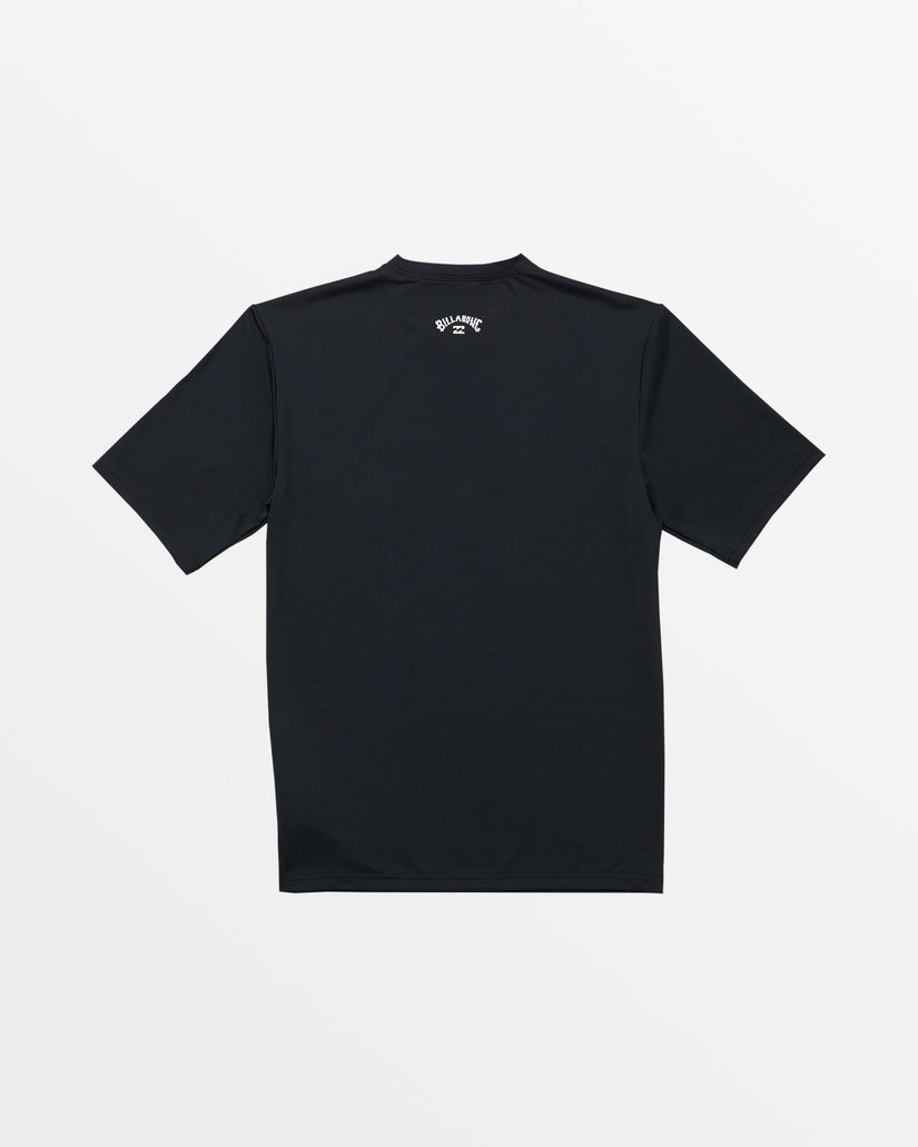 Classic Wave UPF 50 Short Sleeve Surf Tee - Black