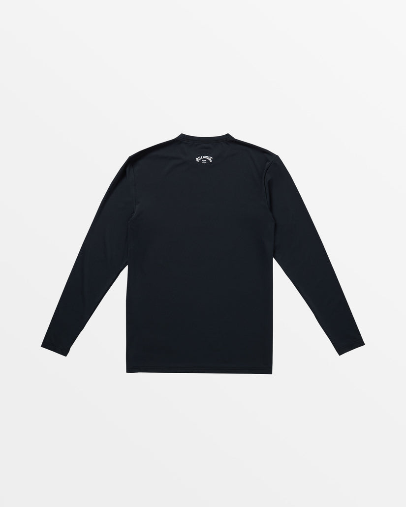 Classic Wave UPF 50 Long Sleeve Surf Tee - Black