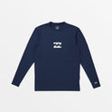 Classic Wave UPF 50 Long Sleeve Surf Tee - Navy