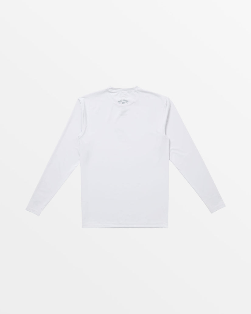 Classic Wave UPF 50 Long Sleeve Surf Tee - White