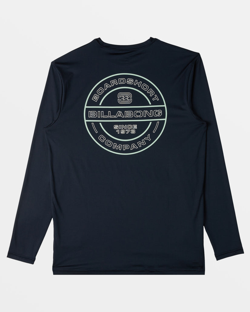 Rotor Diamond Long Sleeve Surf Tee - Navy