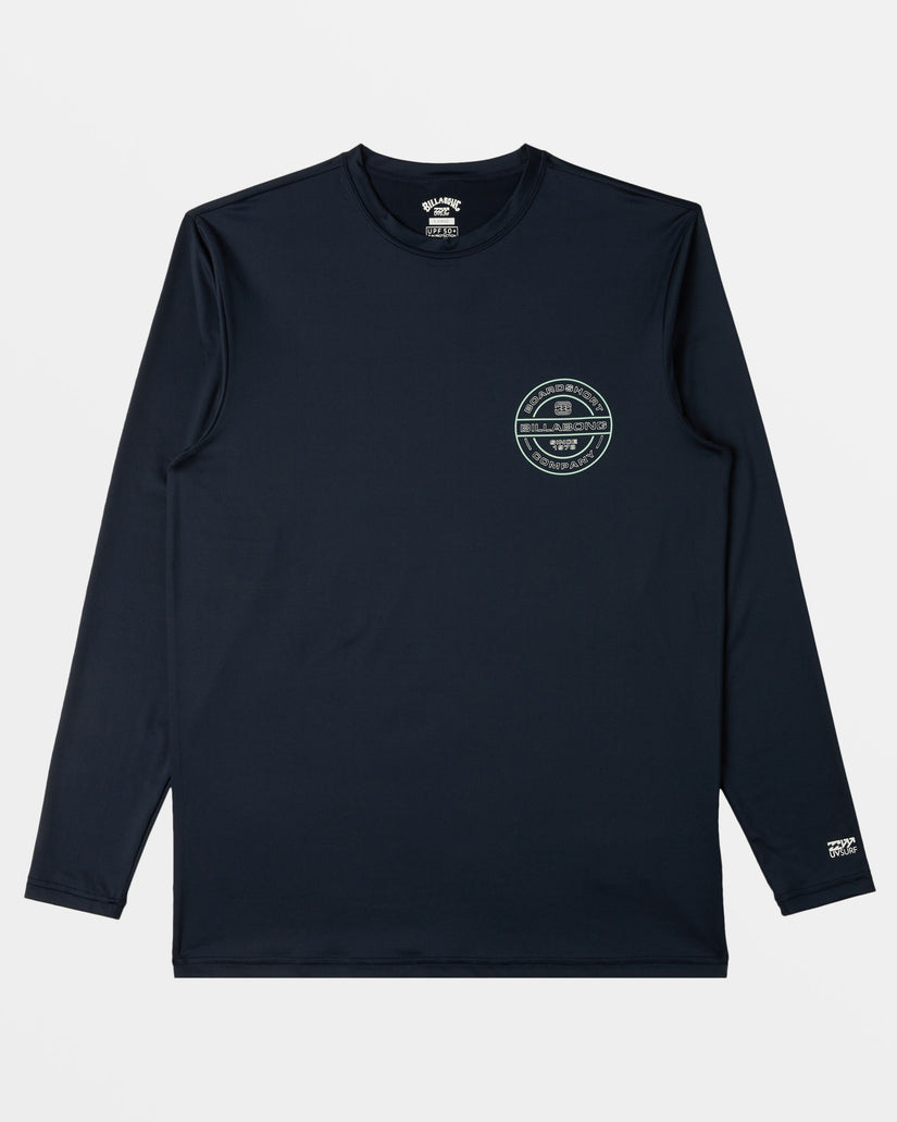 Rotor Diamond Long Sleeve Surf Tee - Navy