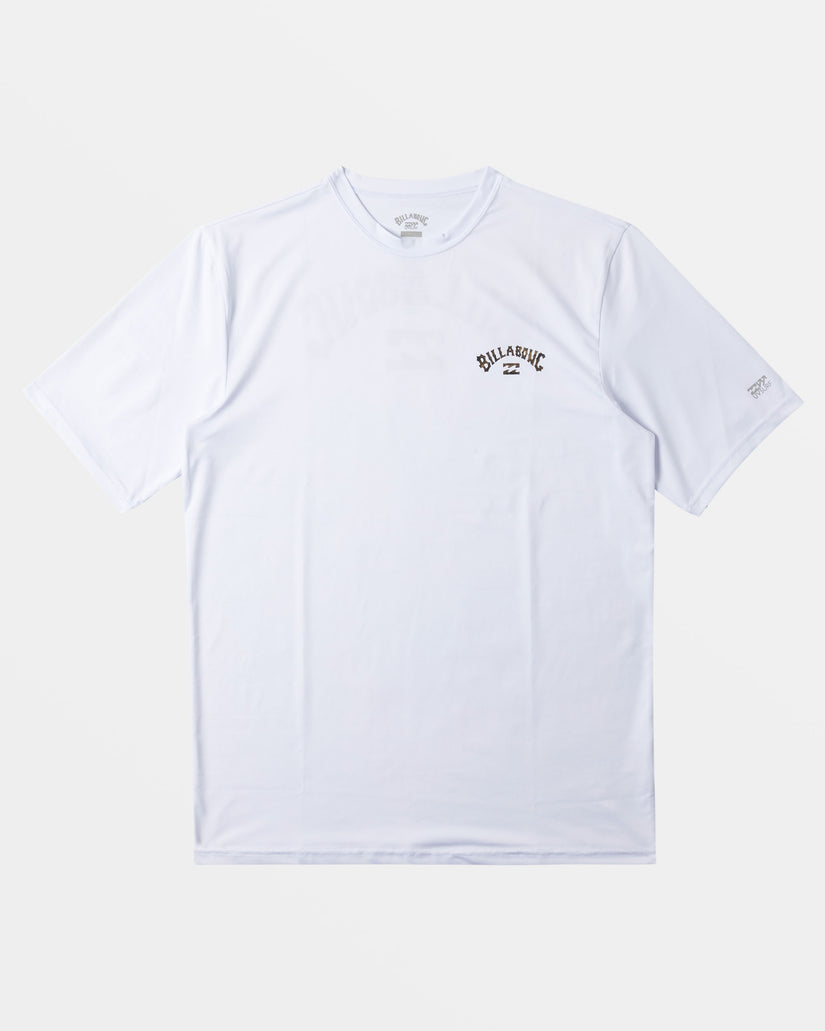 Arch Wave Loose Fit Short Sleeve Surf Tee - White