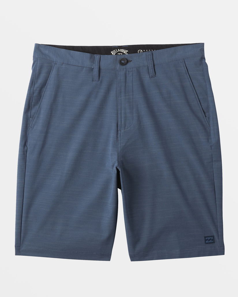 Crossfire Slub Submersible Shorts 21" - Slate Blue