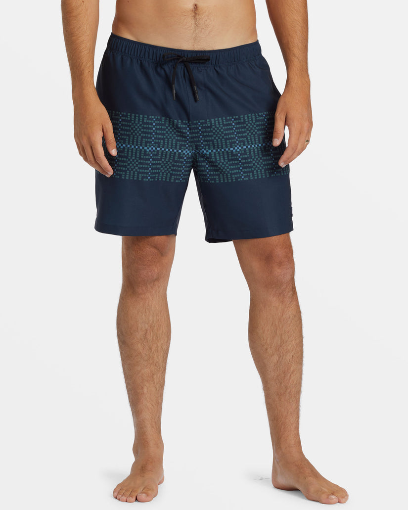 A/Div Surftrek Elastic Waist Shorts 17" - Dark Navy