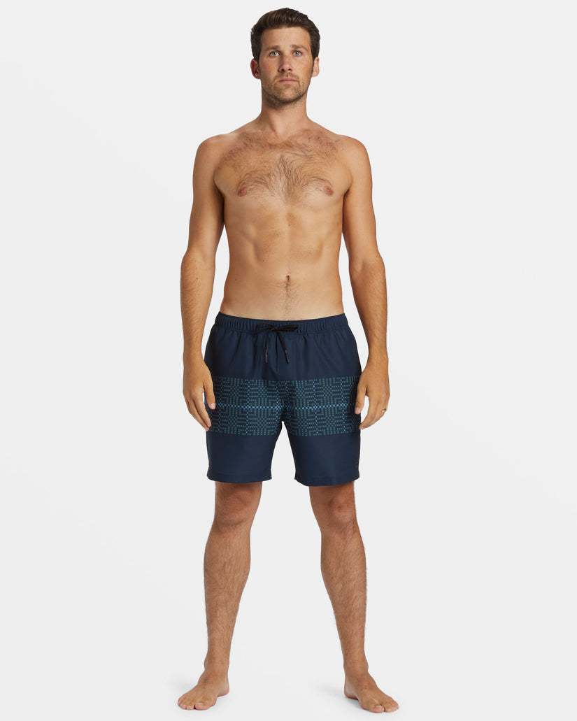 A/Div Surftrek Elastic Waist Shorts 17" - Dark Navy