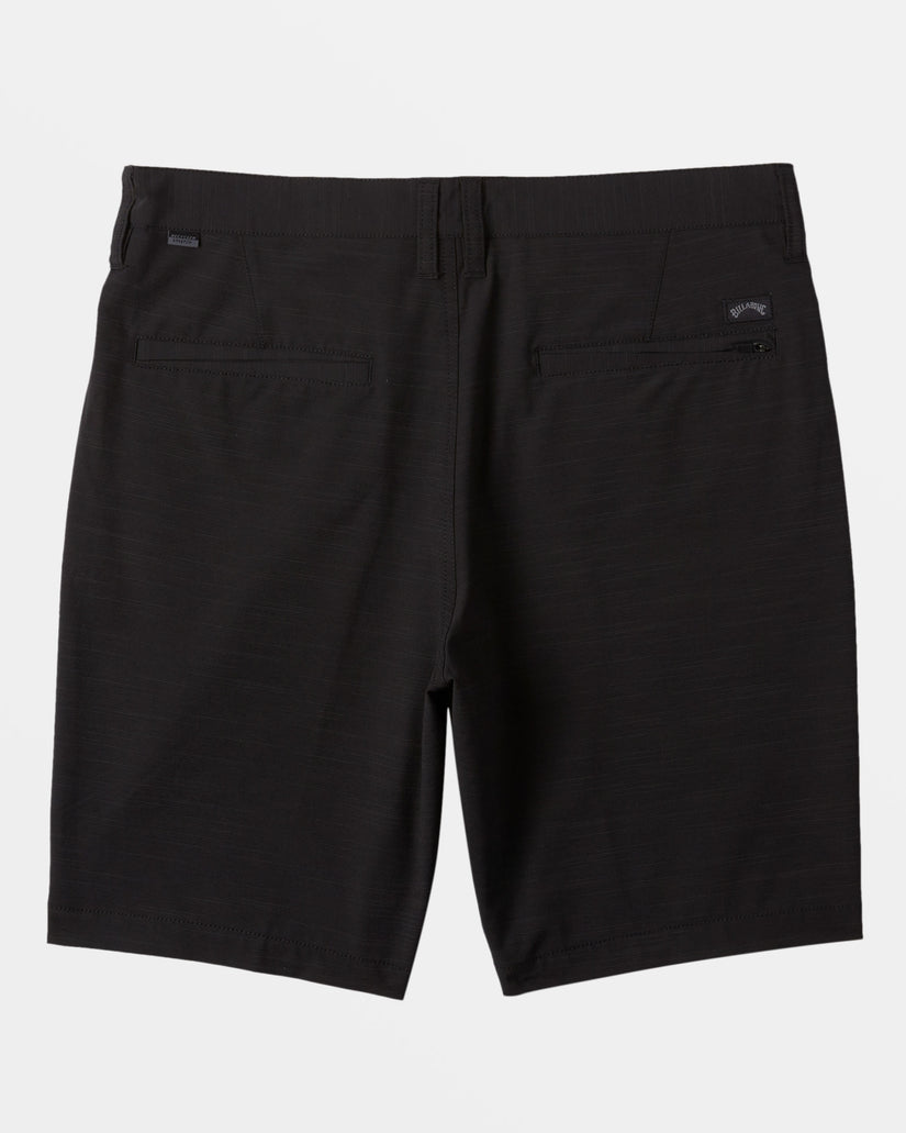 Crossfire Slub 19" Hybrid Submersible Shorts - Black