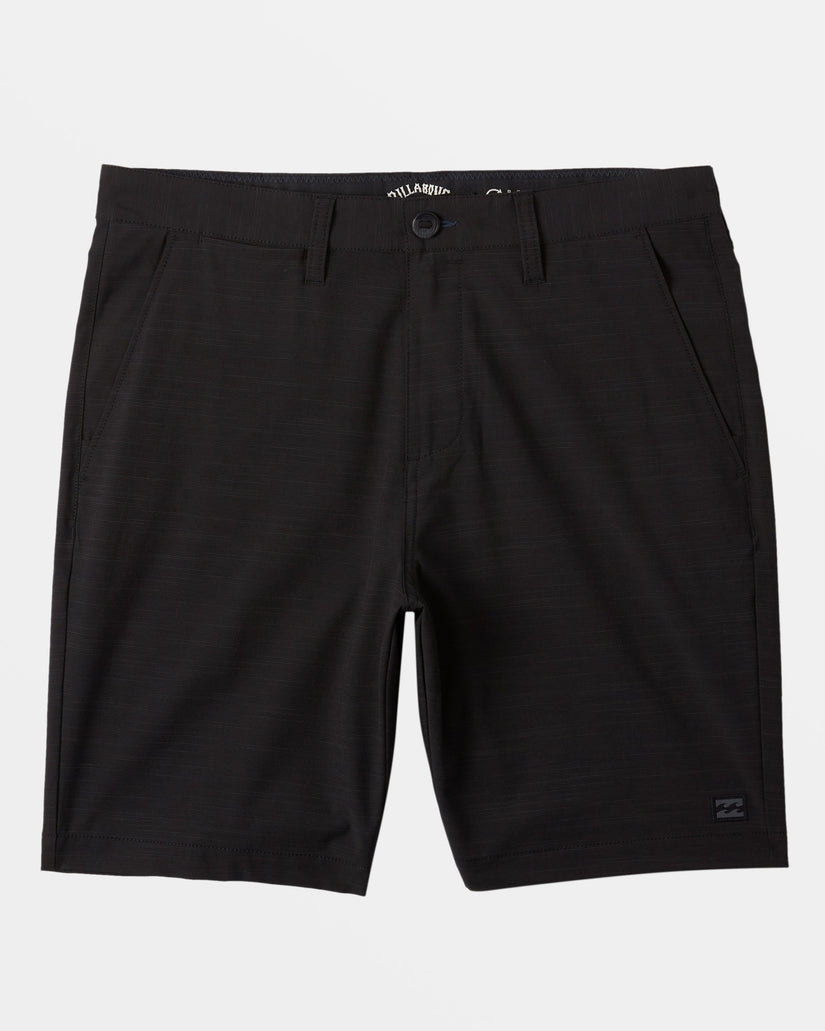 Crossfire Slub 19" Hybrid Submersible Shorts - Black