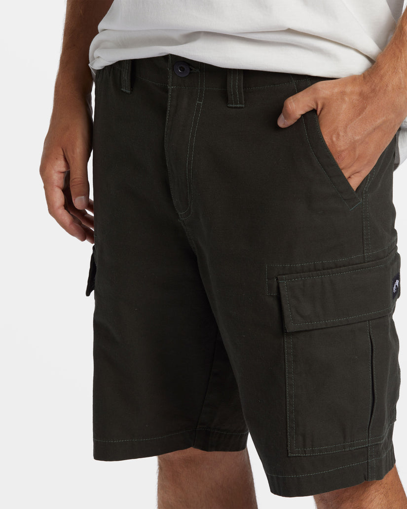 Combat Cargo Shorts - Dark Military