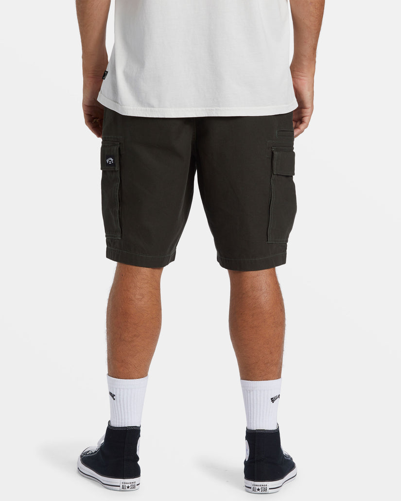 Combat Cargo Shorts - Dark Military