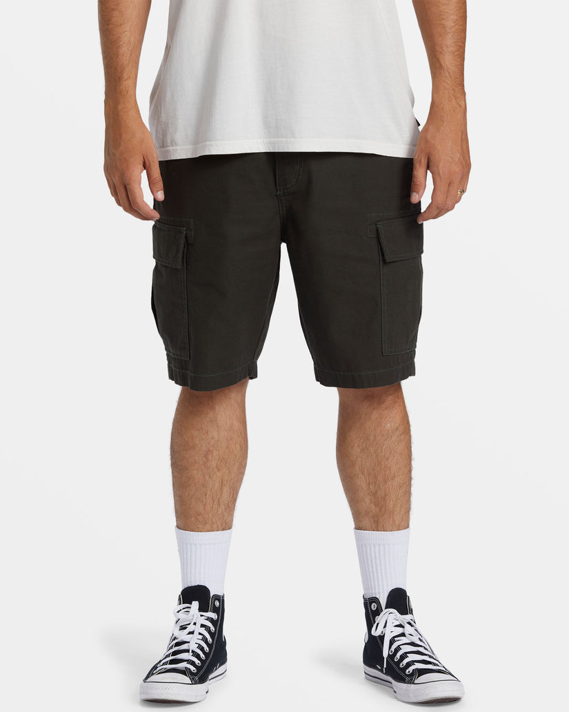 Combat Cargo Shorts - Dark Military