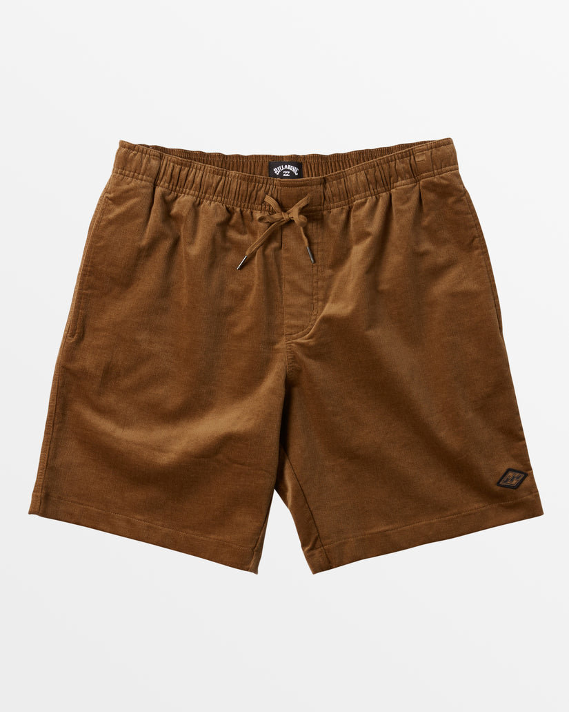 Larry Layback Corduroy 18" Shorts - Otter