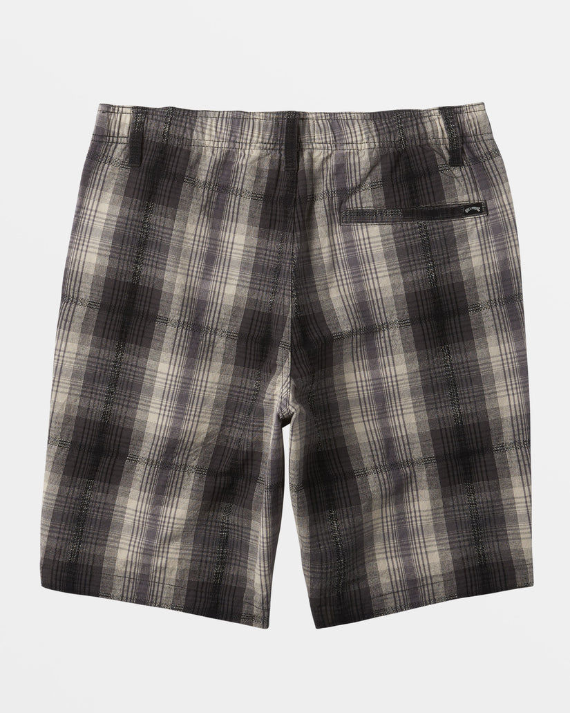 Larry Layback Jacquard Shorts - Charcoal