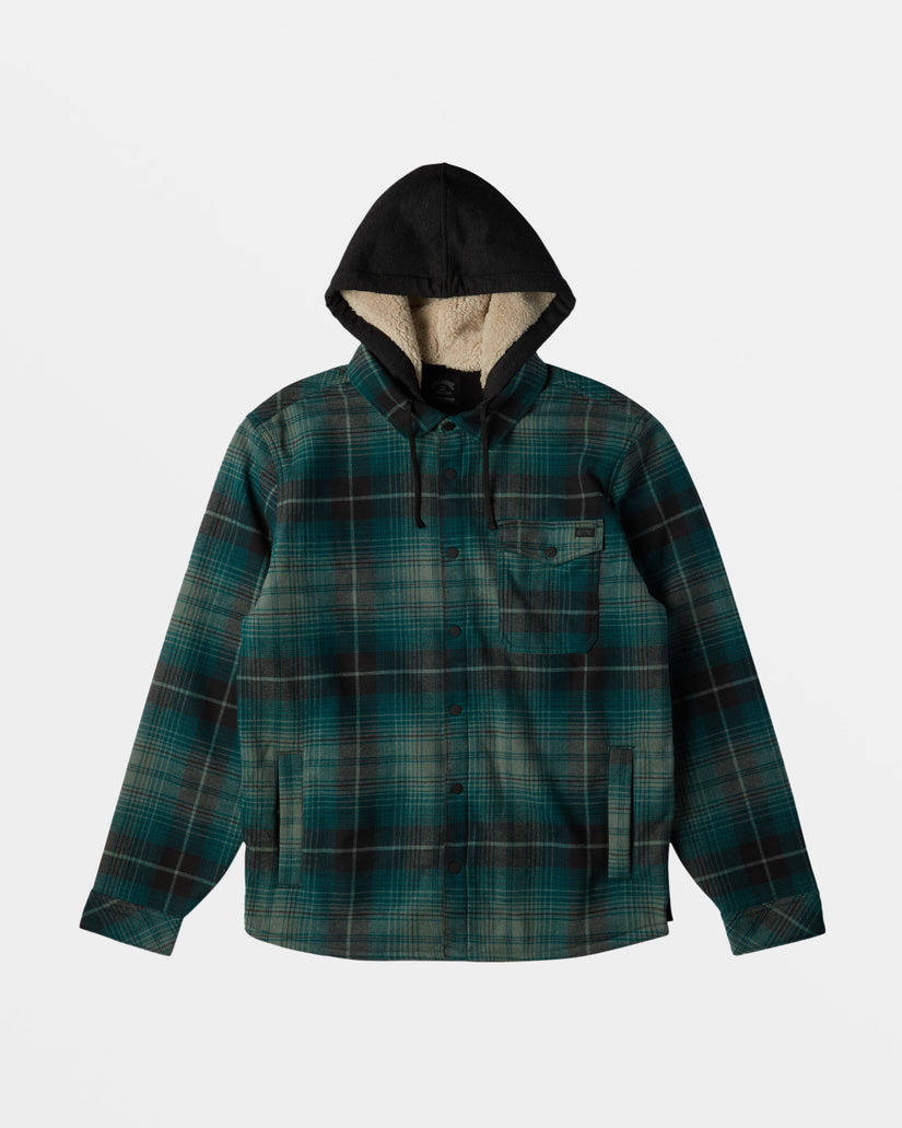 A/Div Furnace Bonded Long Sleeve Flannel Shirt - Forest Green