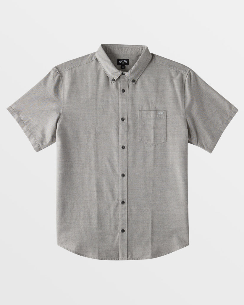 All Day Short Sleeve Shirt - Light Grey