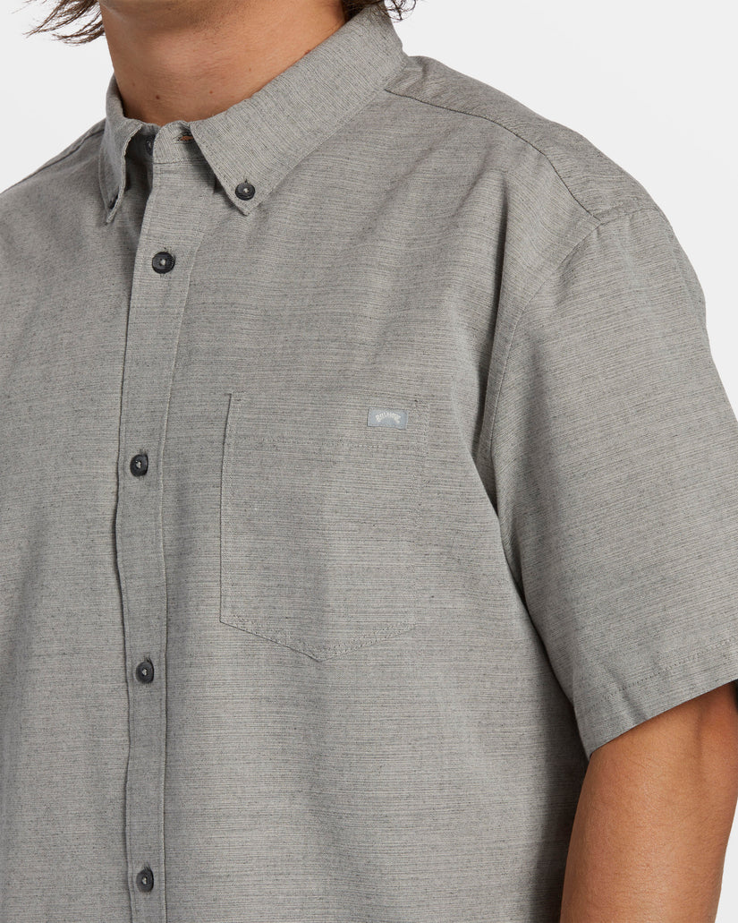 All Day Short Sleeve Shirt - Light Grey