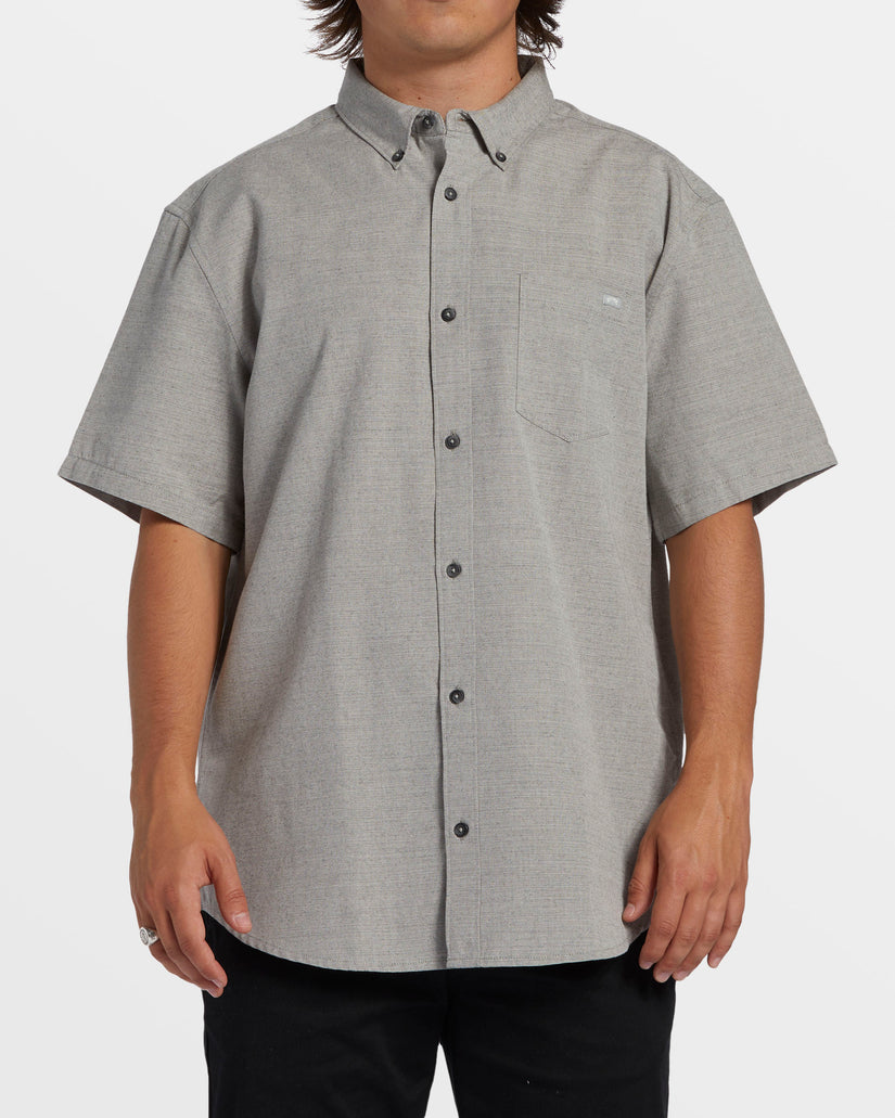 All Day Short Sleeve Shirt - Light Grey