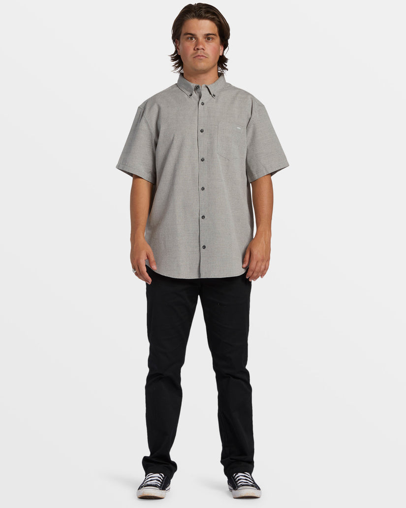 All Day Short Sleeve Shirt - Light Grey