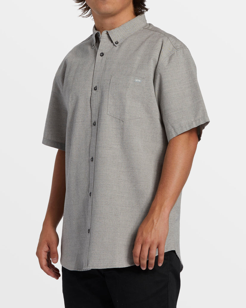 All Day Short Sleeve Shirt - Light Grey