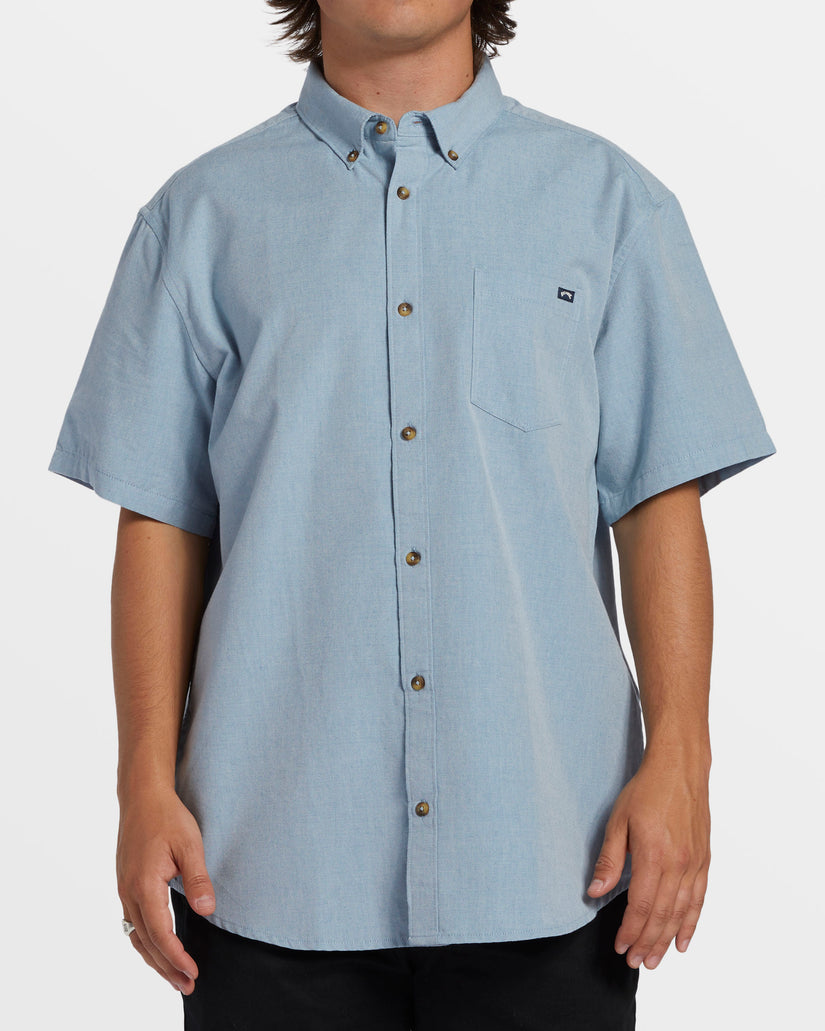 All Day Short Sleeve Shirt - Powder Blue